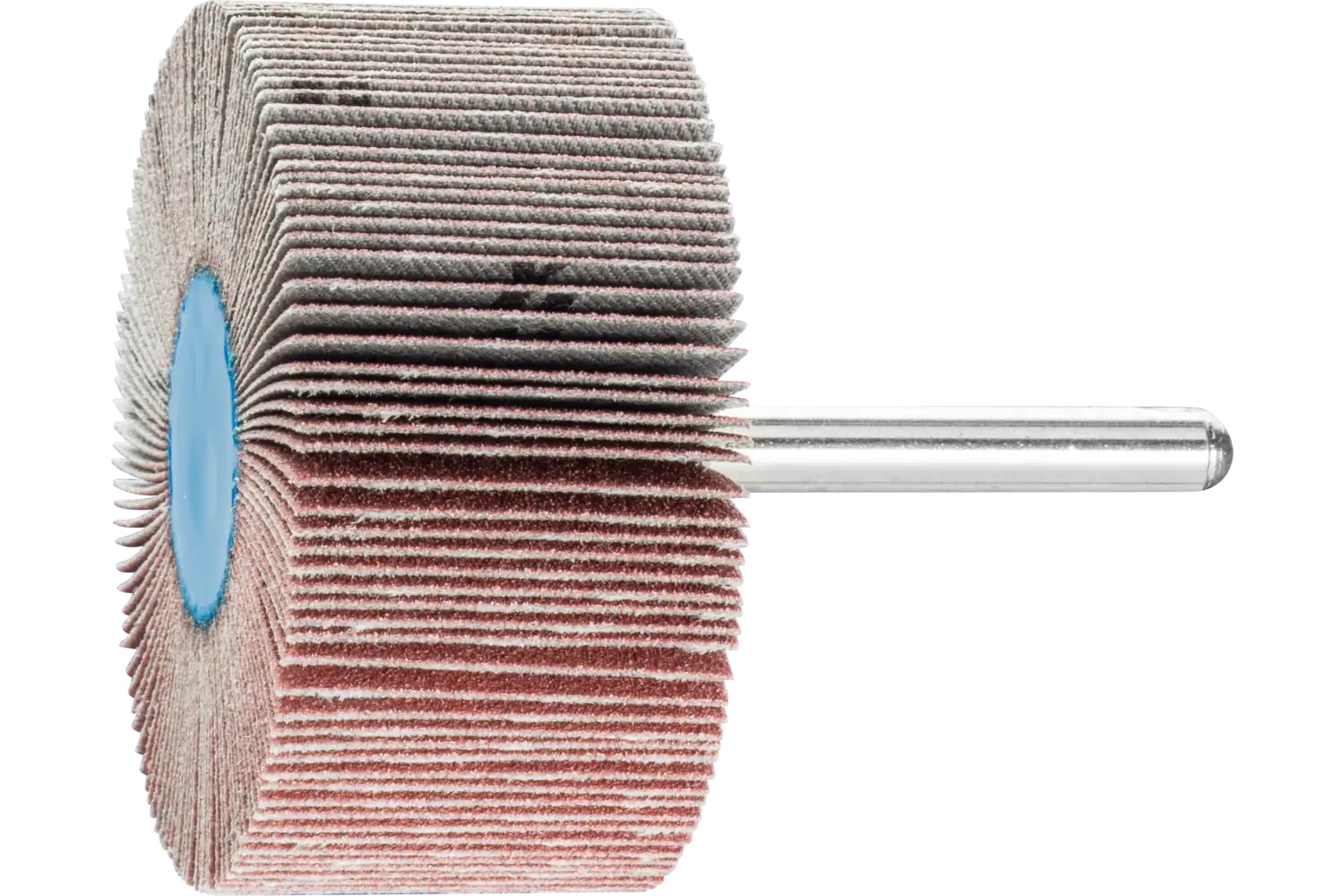 Picture of Pferd Mounted Flap Wheel, 2-1/2" X 1, 120 Grit, 1/4" Shank, Aluminum Oxide